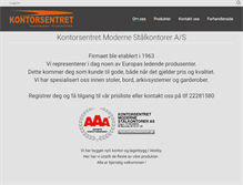 Tablet Screenshot of kontorsentret.com